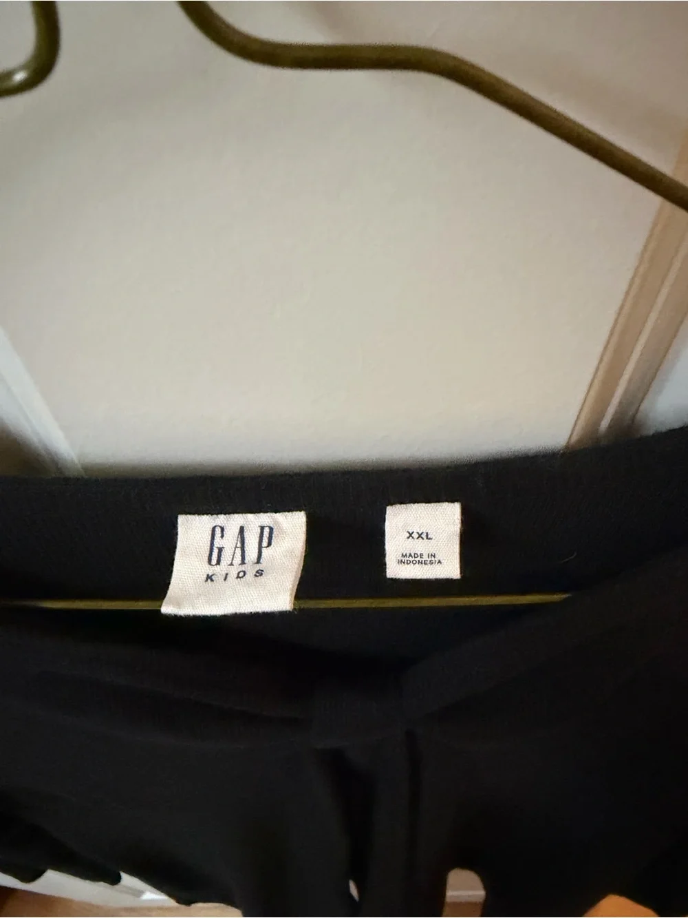 GAP Black Long Sleeve Knot-Front Girls' Dress